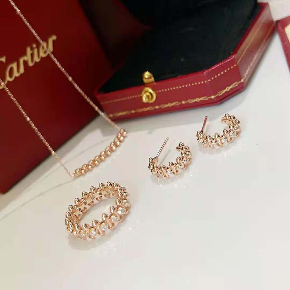 Cartier Women Clash De Cartier Ring Diamonds in Rose Gold (3)