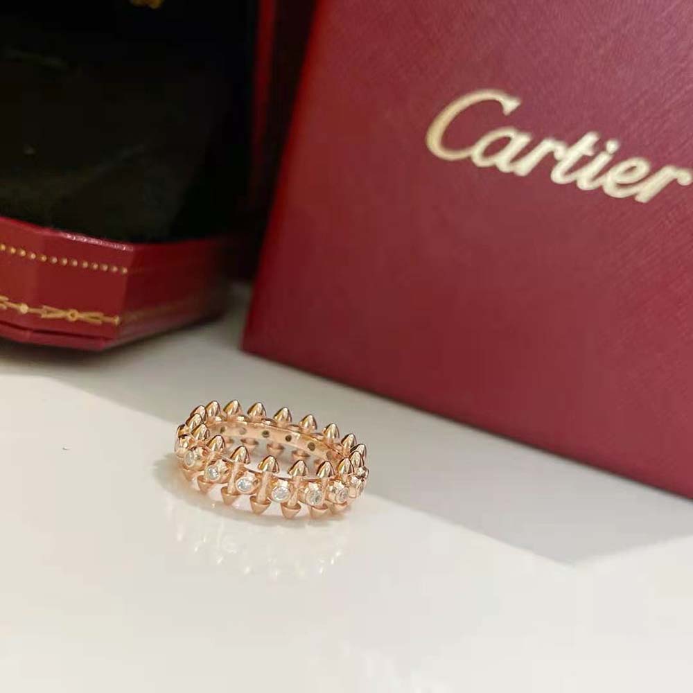Cartier Women Clash De Cartier Ring Diamonds in Rose Gold (6)