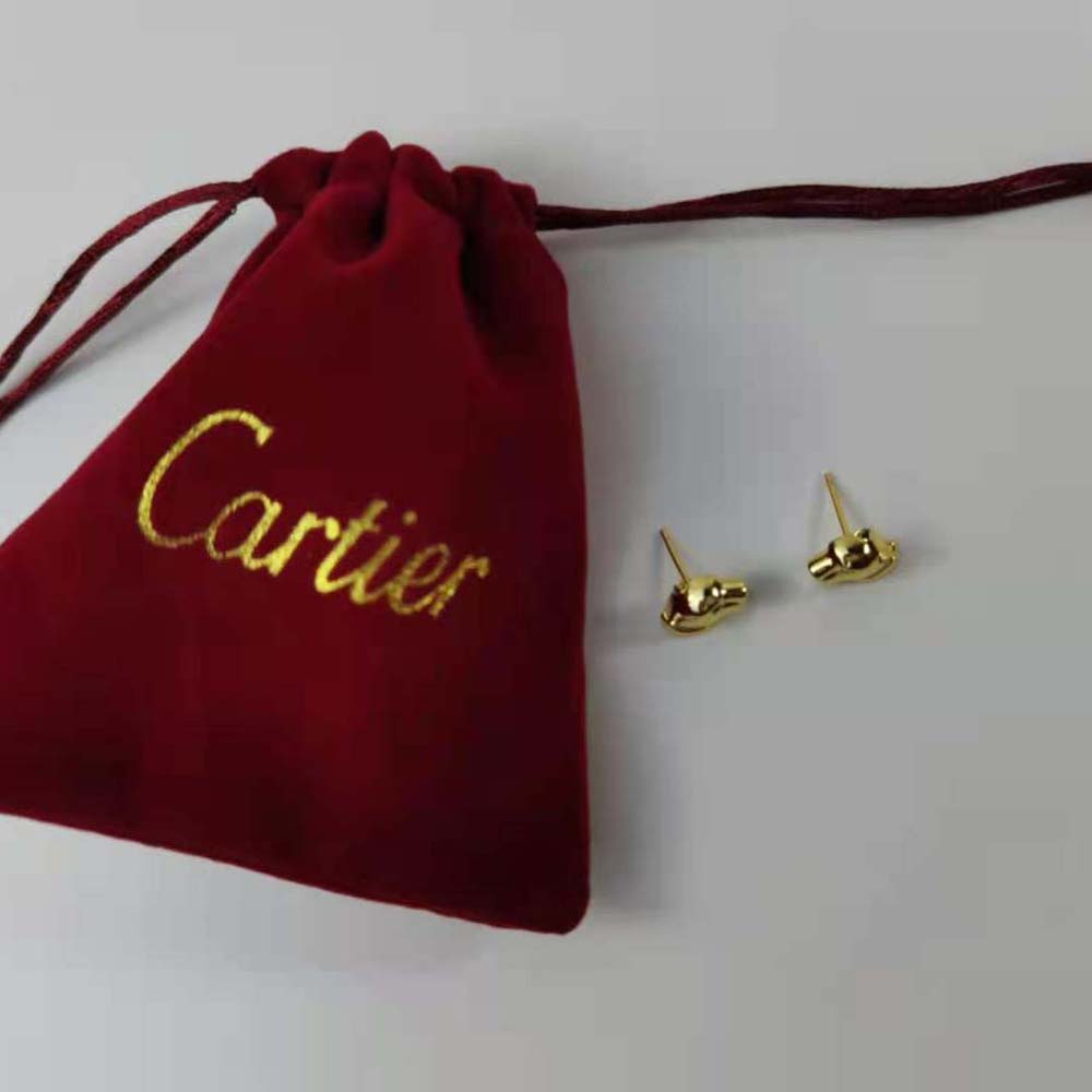 Cartier Women Panthère De Cartier Earrings in 18K Yellow Gold (3)