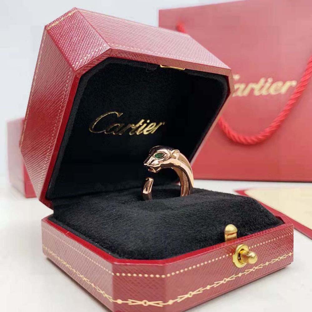 Cartier Women Panthère De Cartier Ring in 18K Rose Gold (2)