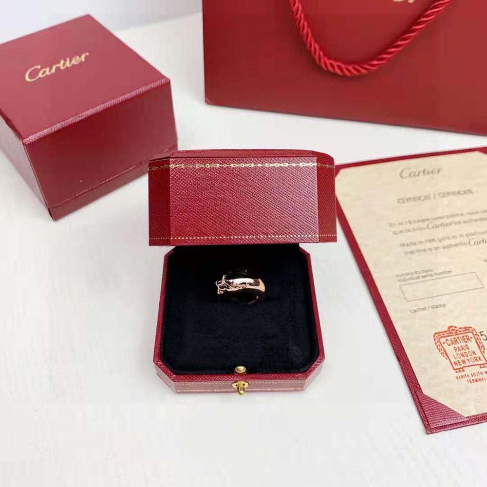 Cartier Women Panthère De Cartier Ring in 18K Rose Gold (3)