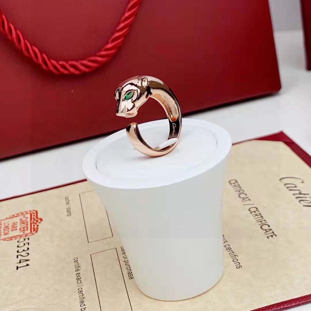 Cartier Women Panthère De Cartier Ring in 18K Rose Gold (6)