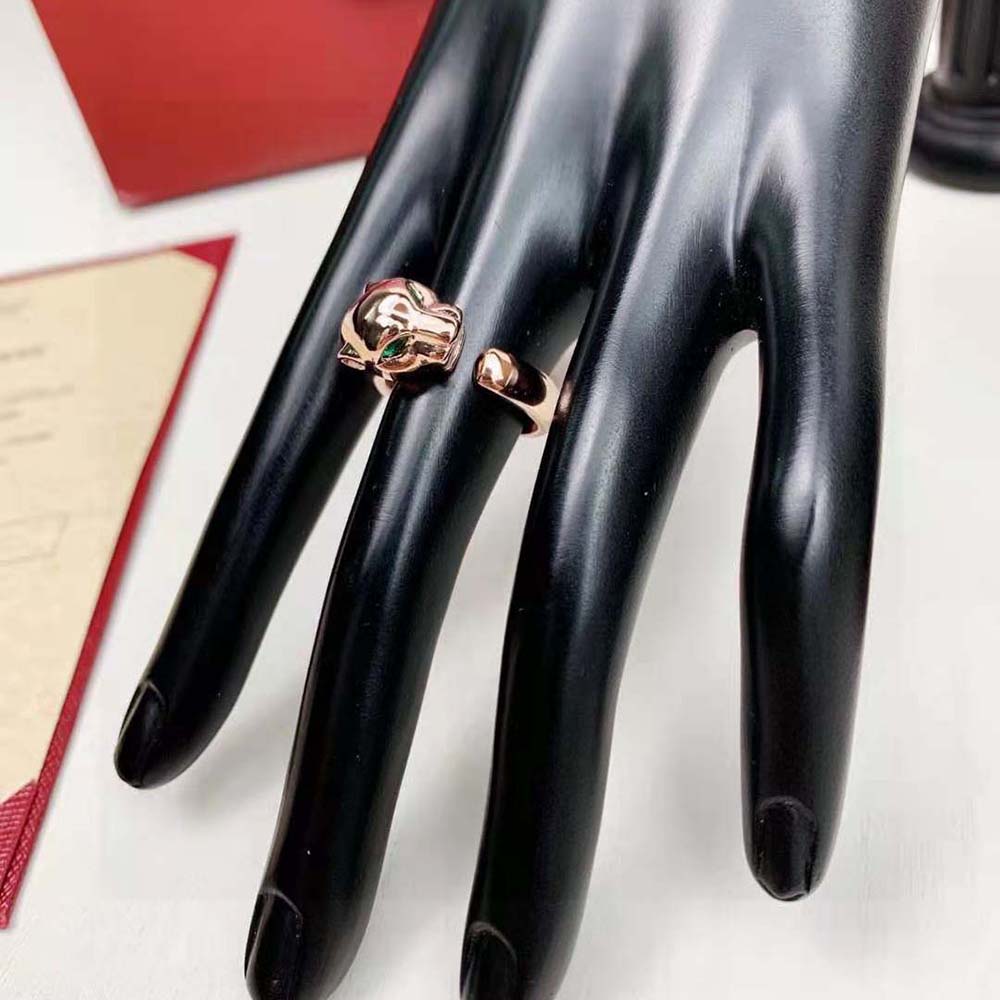 Cartier Women Panthère De Cartier Ring in 18K Rose Gold (7)