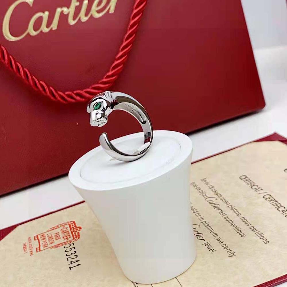 Cartier Women Panthère De Cartier Ring in 18K White Gold (4)