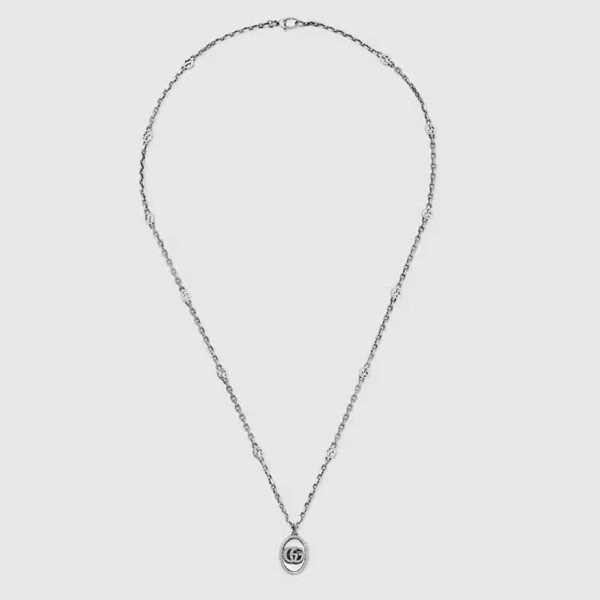 Gucci Women Double G Necklace (1)