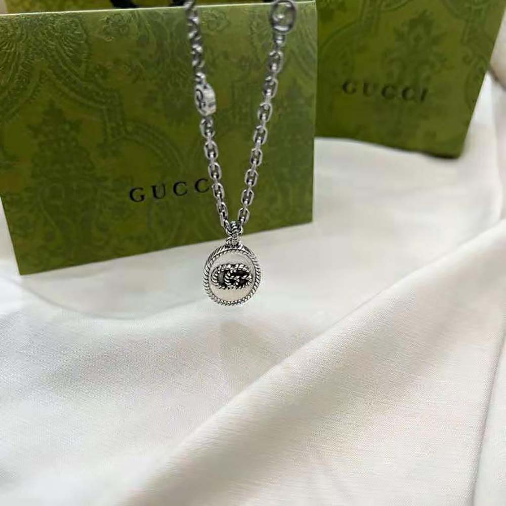 Gucci Women Double G Necklace (7)