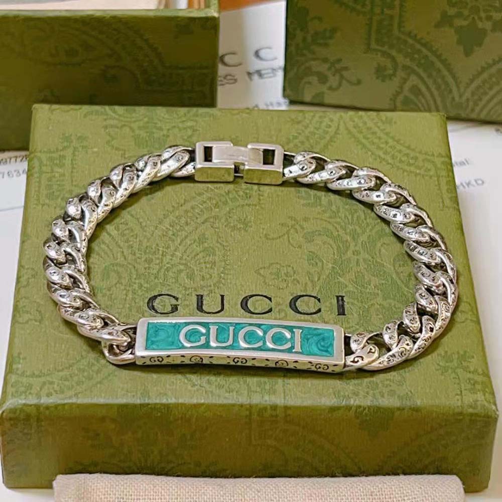 Gucci Women Gucci Logo Enamel Bracelet (2)