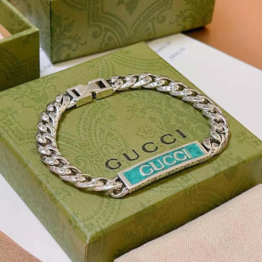 Gucci Women Gucci Logo Enamel Bracelet (3)