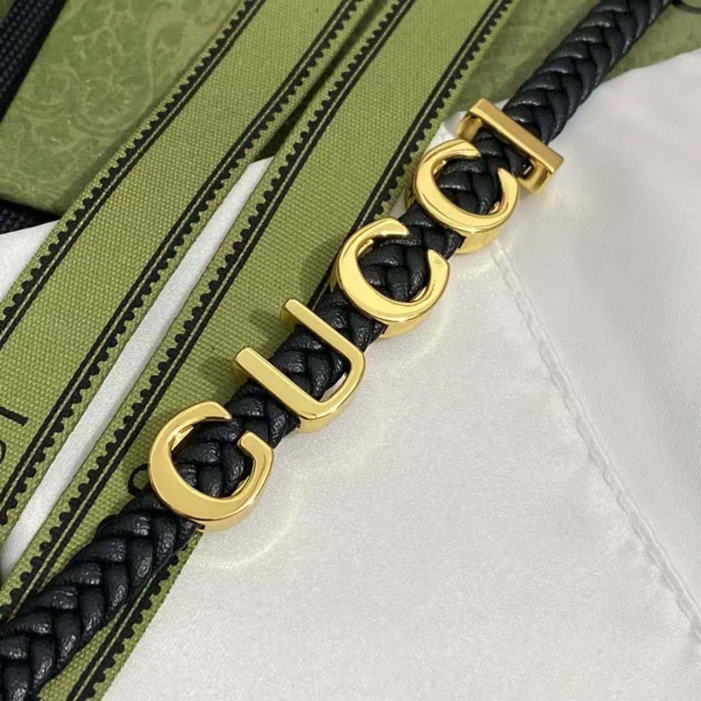 Gucci Women Leather ‘Gucci’ Bracelet (7)