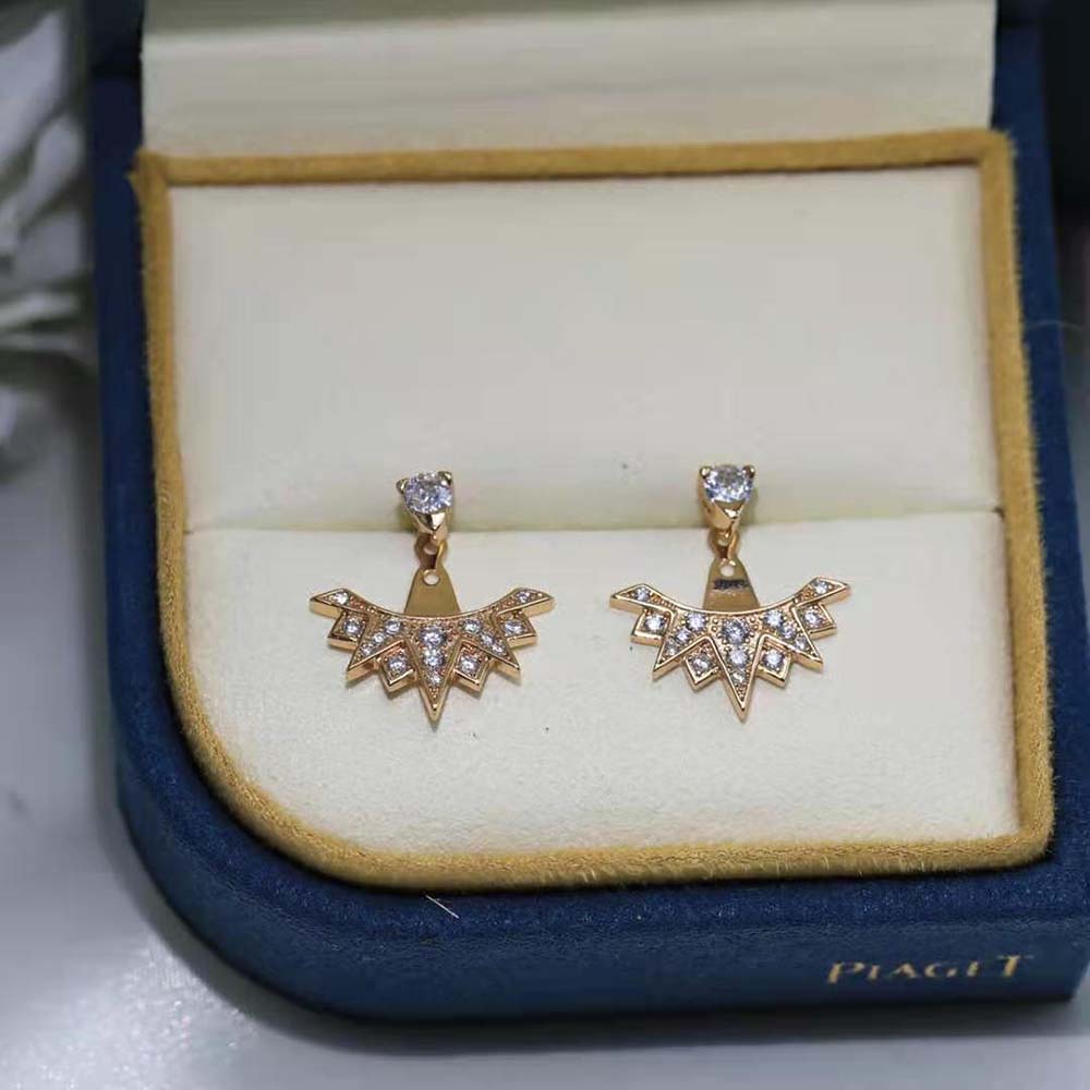 Piaget Women Piaget Sunlight Earrings in 18K Rose Gold (2)