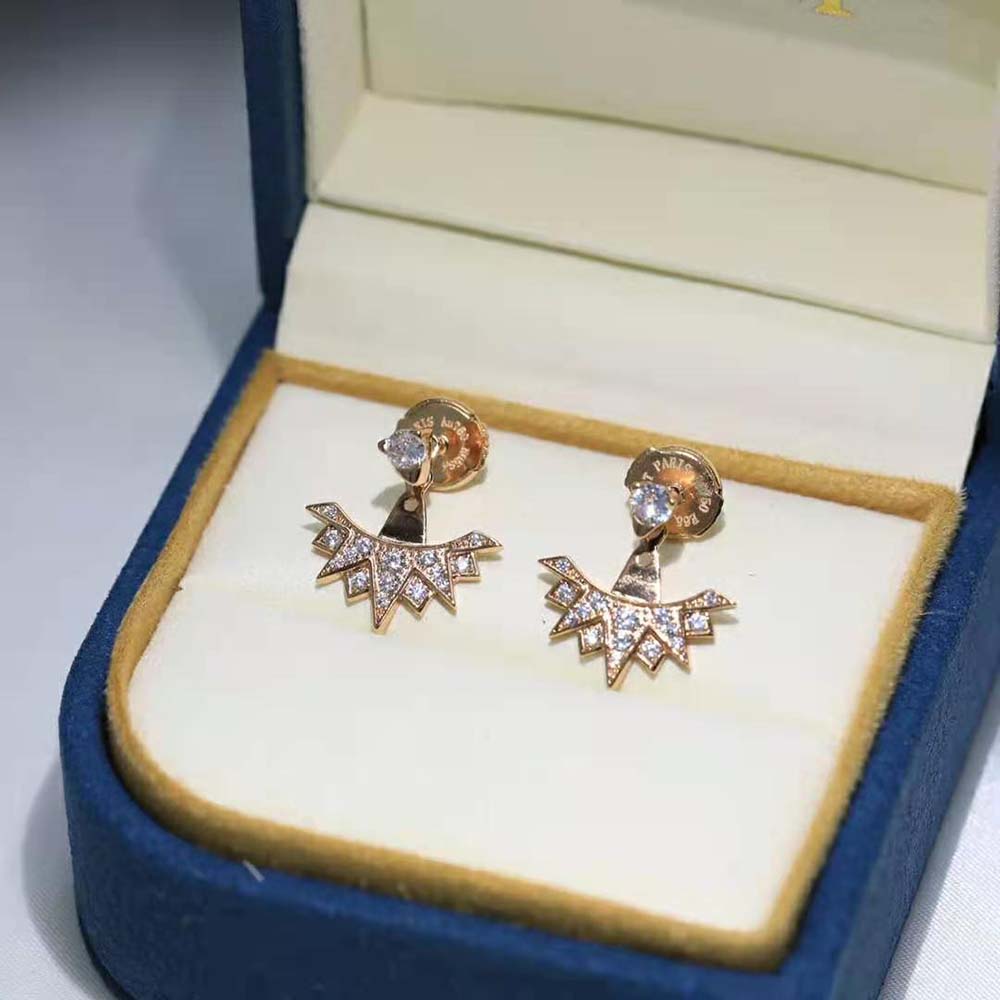 Piaget Women Piaget Sunlight Earrings in 18K Rose Gold (5)