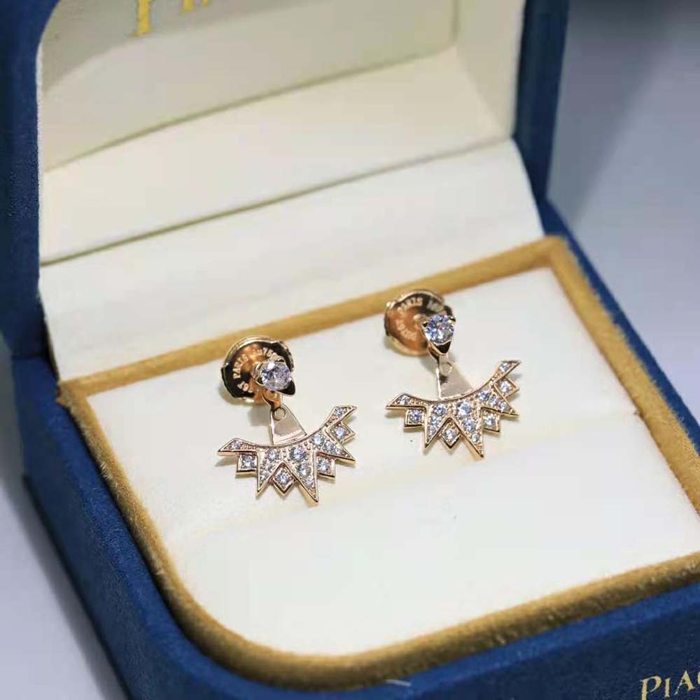Piaget Women Piaget Sunlight Earrings in 18K Rose Gold (6)