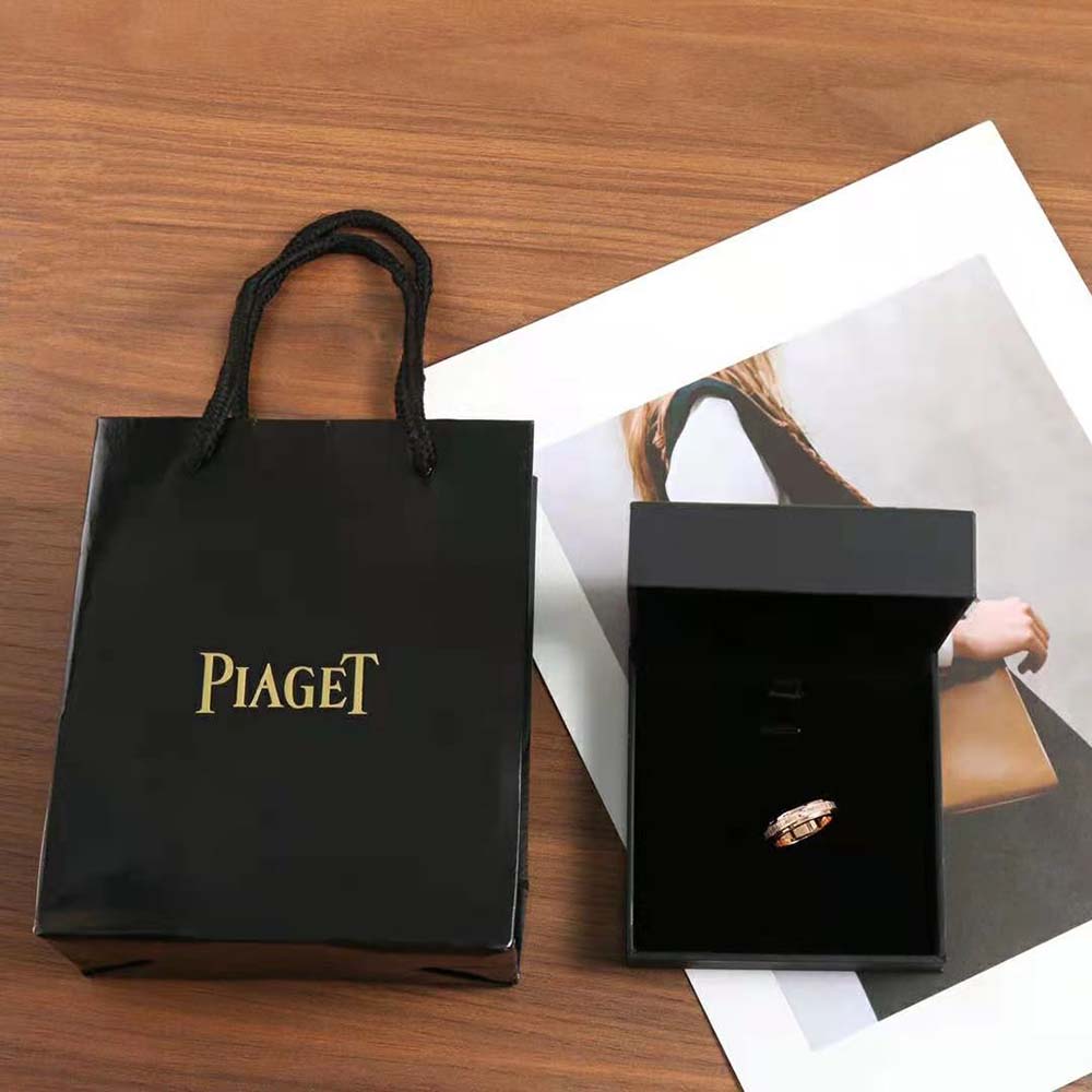 Piaget Women Possession Decor Palace Ring in 18K Rose Gold (9)