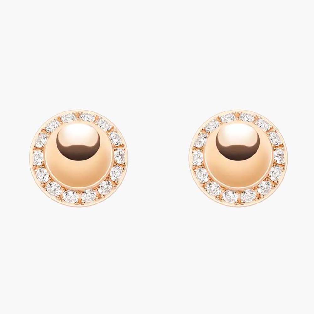 Piaget Women Possession Earrings in 18K Rose Gold with Diamonds