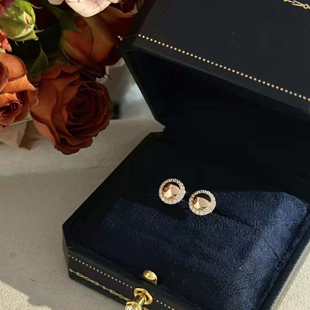 Piaget Women Possession Earrings in 18K Rose Gold with Diamonds (2)