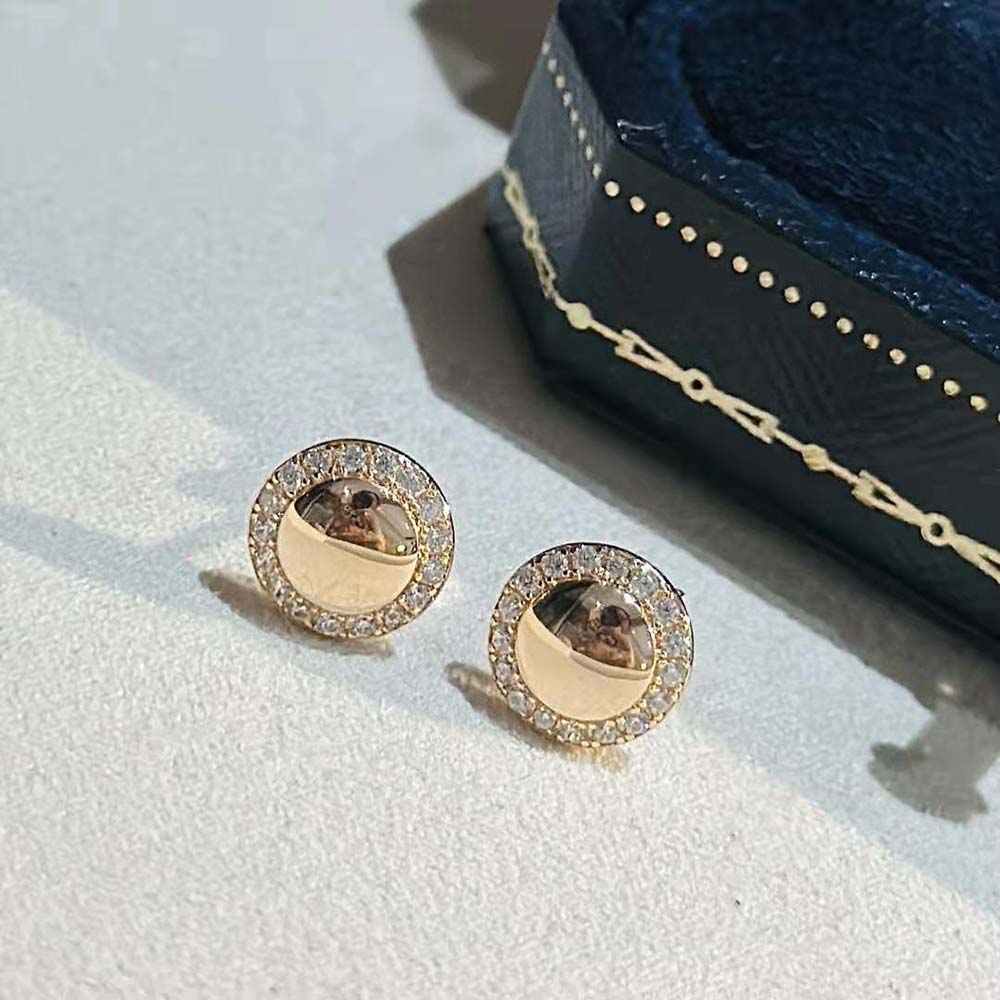 Piaget Women Possession Earrings in 18K Rose Gold with Diamonds (4)