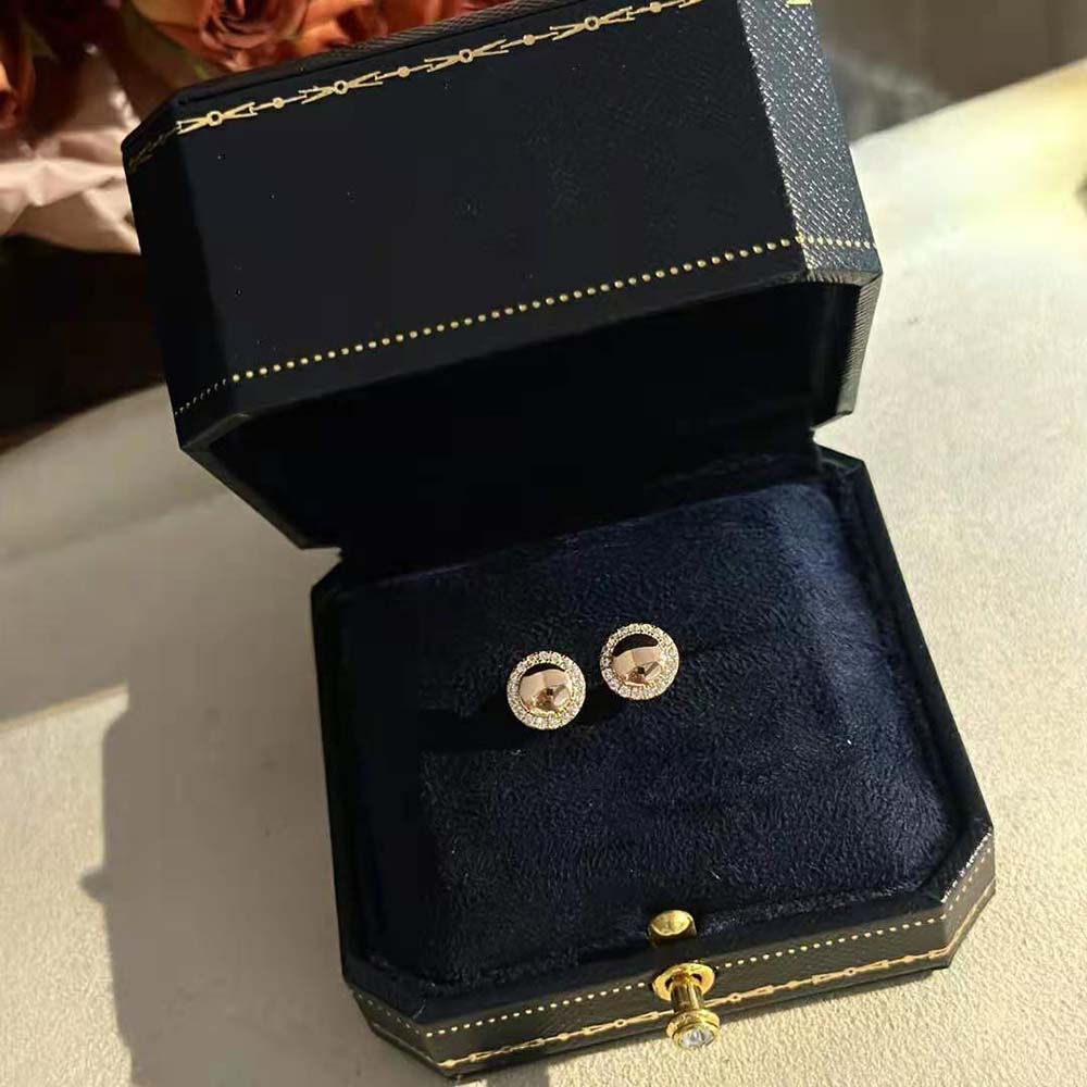 Piaget Women Possession Earrings in 18K Rose Gold with Diamonds (5)