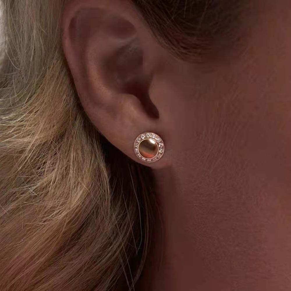 Piaget Women Possession Earrings in 18K Rose Gold with Diamonds (7)
