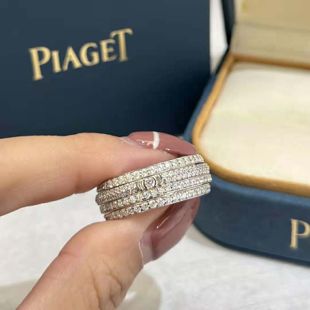 Piaget Women Possession Ring in Rhodium Finish 18K White Gold (6)