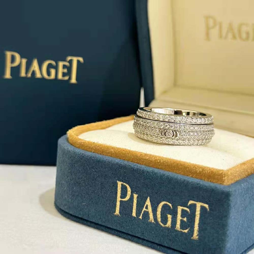 Piaget Women Possession Ring in Rhodium Finish 18K White Gold (7)
