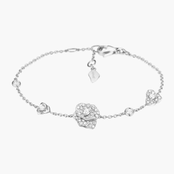 Piaget Women Rose Bracelet in Rhodium Finish 18K White Gold (1)