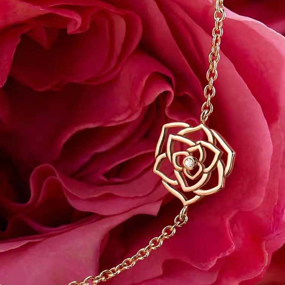 Piaget Women Rose Pendant in 18K Rose Gold with Diamonds (3)