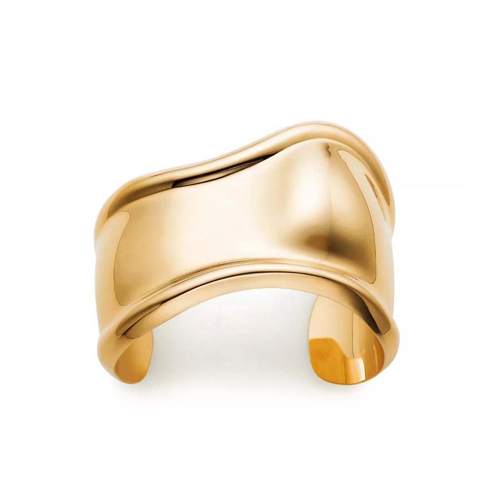 Tiffany Elsa Peretti Small Bone Cuff in 18k Gold