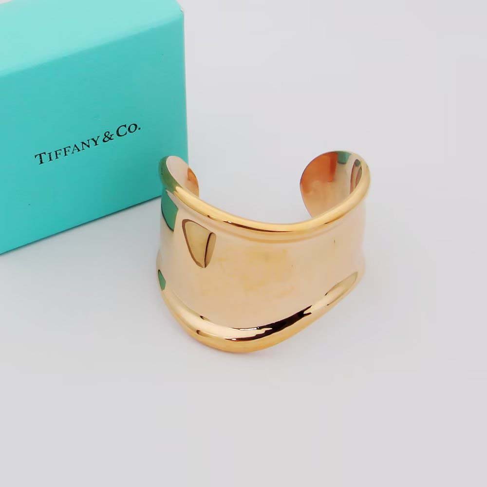 Tiffany Elsa Peretti Small Bone Cuff in 18k Gold (2)