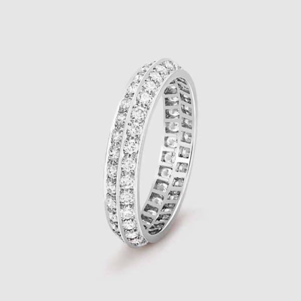 Van Cleef & Arpels Lady Couture Wedding Band in Platinum (1)