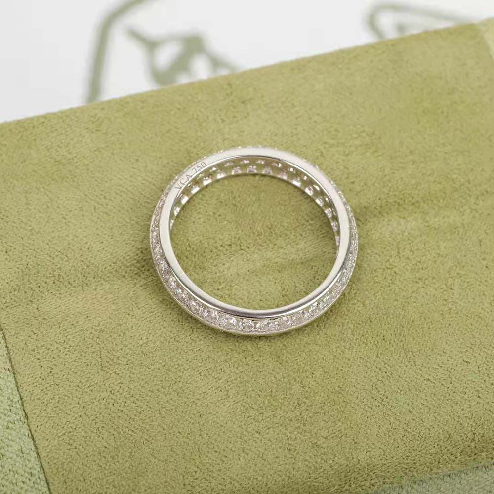 Van Cleef & Arpels Lady Couture Wedding Band in Platinum (3)