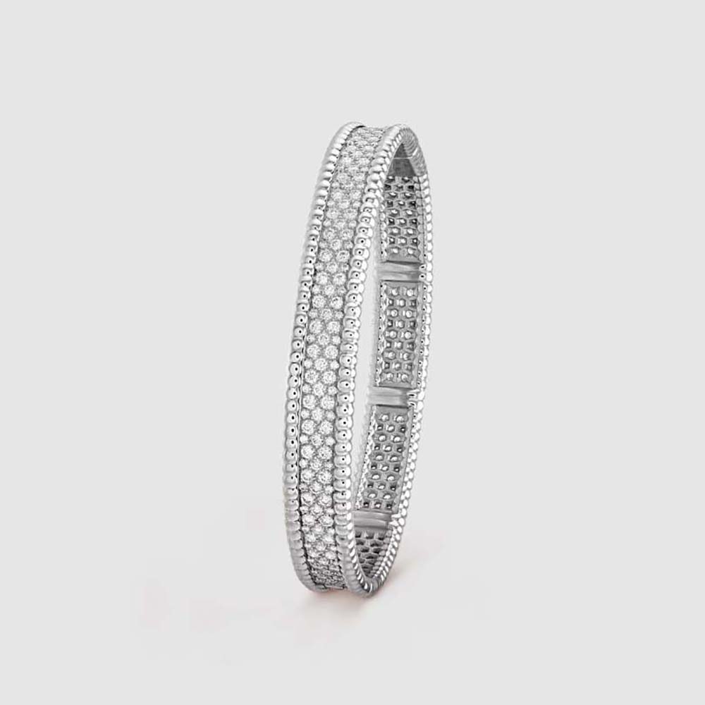 Van Cleef & Arpels Lady Perlée Diamonds Bracelet 3 Rows Small Model (1)