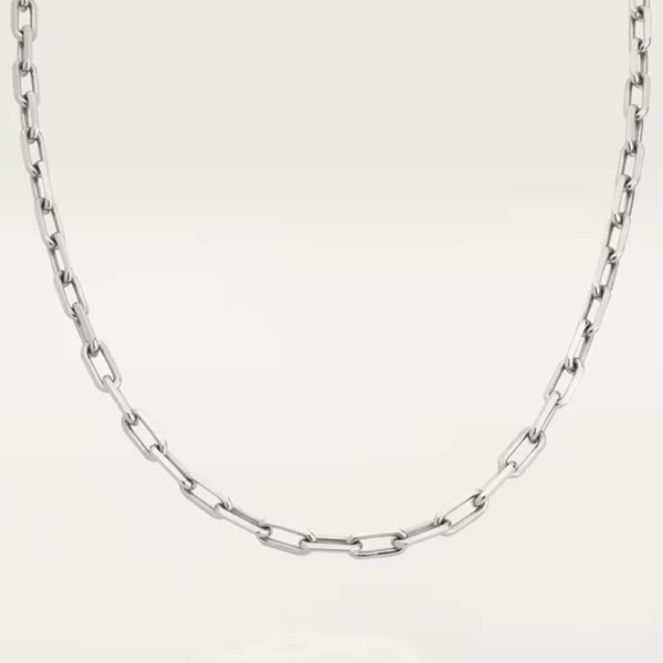 Cartier Men Santos De Cartier Necklace in White gold (1)