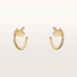 Cartier Women Juste un Clou Earrings in 18K Yellow Gold