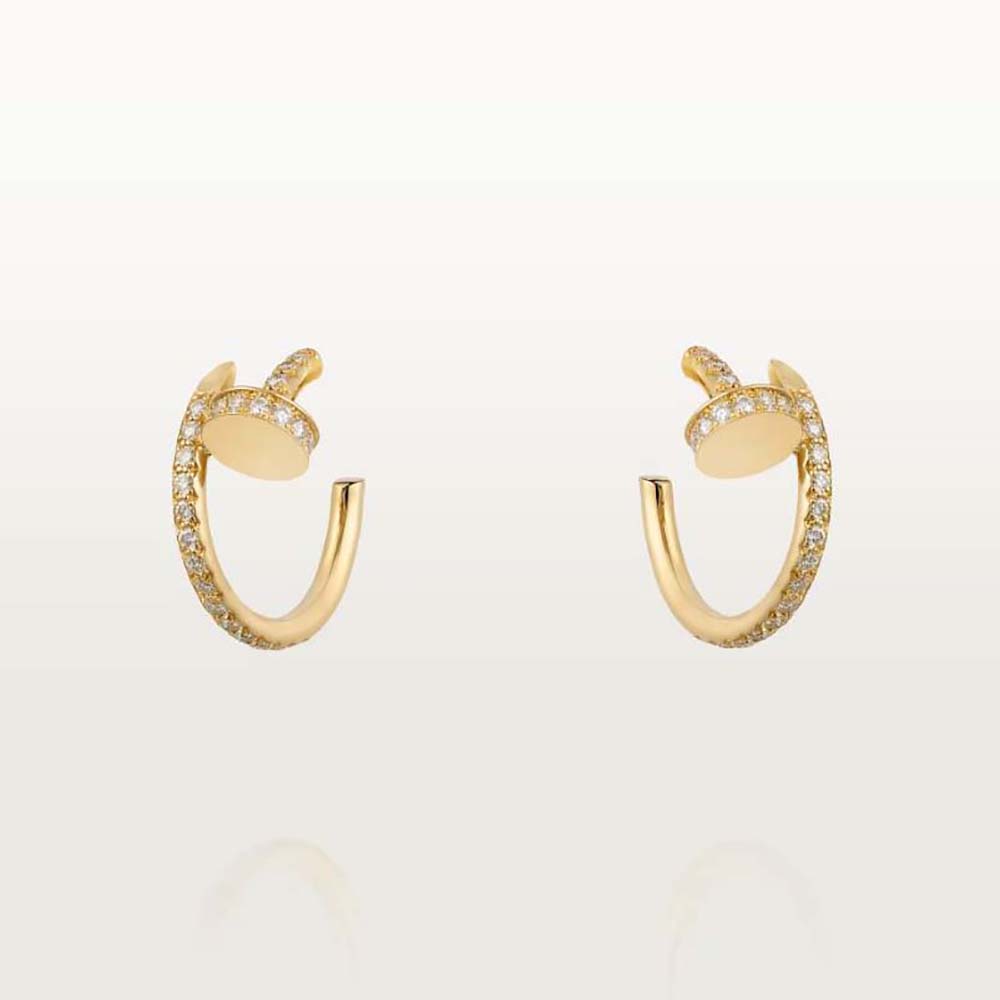Cartier Women Juste un Clou Earrings in 18K Yellow Gold (1)