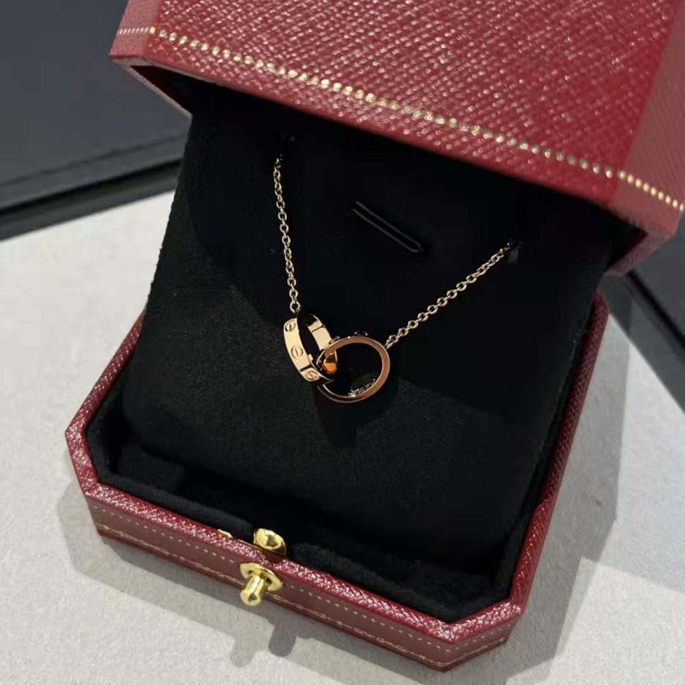 Cartier Women LOVE Necklace in 18K Rose Gold (9)