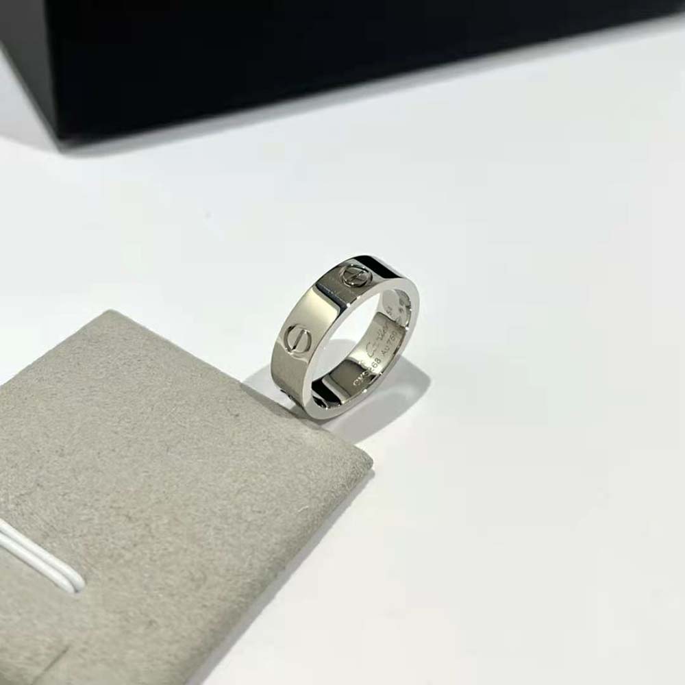 Cartier Women LOVE Ring in White Gold (3)