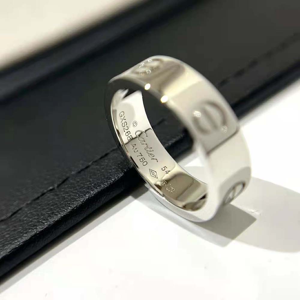 Cartier Women LOVE Ring in White Gold (5)