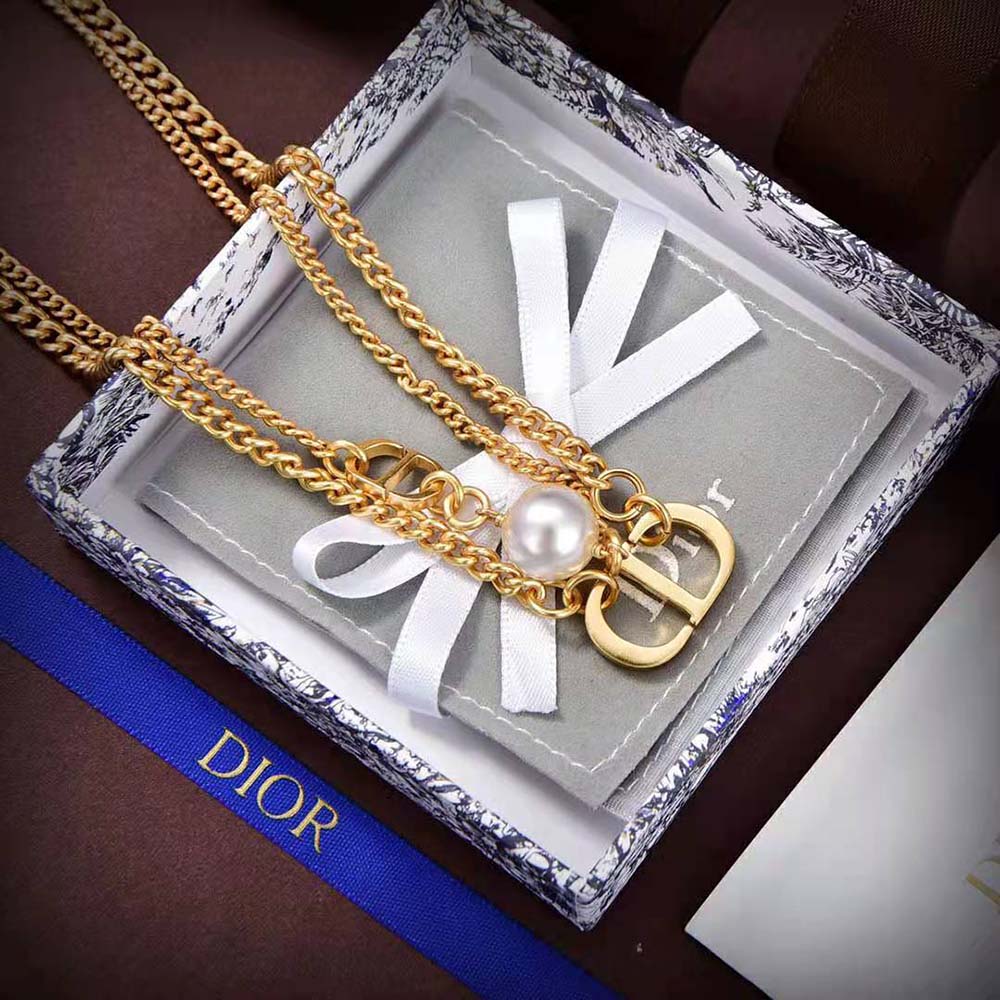 Dior Women 30 Montaigne Choker Gold-Finish Metal (2)