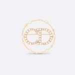 Dior Women Clair D Lune Brooch Gold-Finish Metal