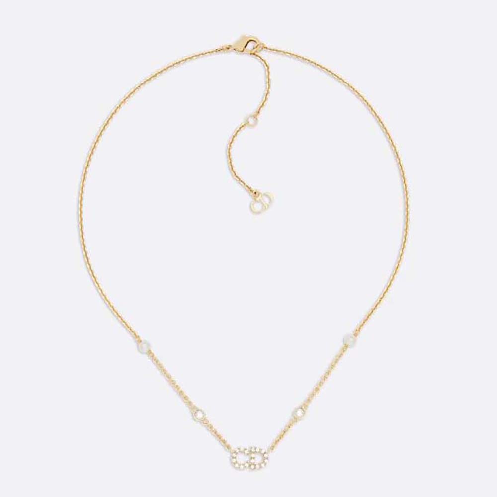 Dior Women Clair D Lune Necklace Gold-Finish Metal (1)