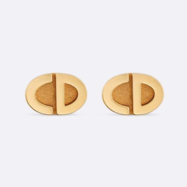 Dior Women Forever Dior Stud Earrings Gold-Finish Metal (1)
