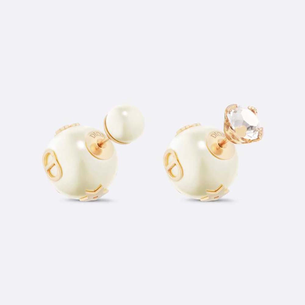 Dior Women Tribales Earrings Gold-Finish Metal (1)