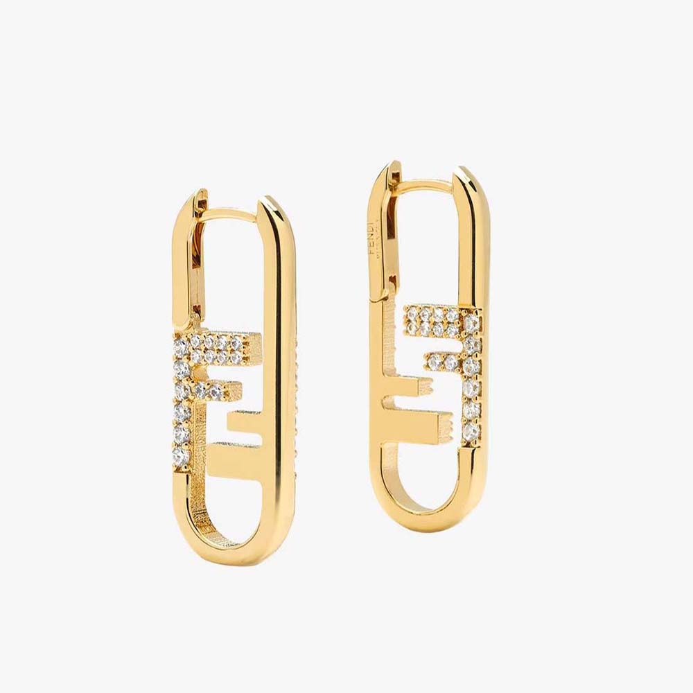 Fendi Women O’Lock Earrings Gold-colored (1)
