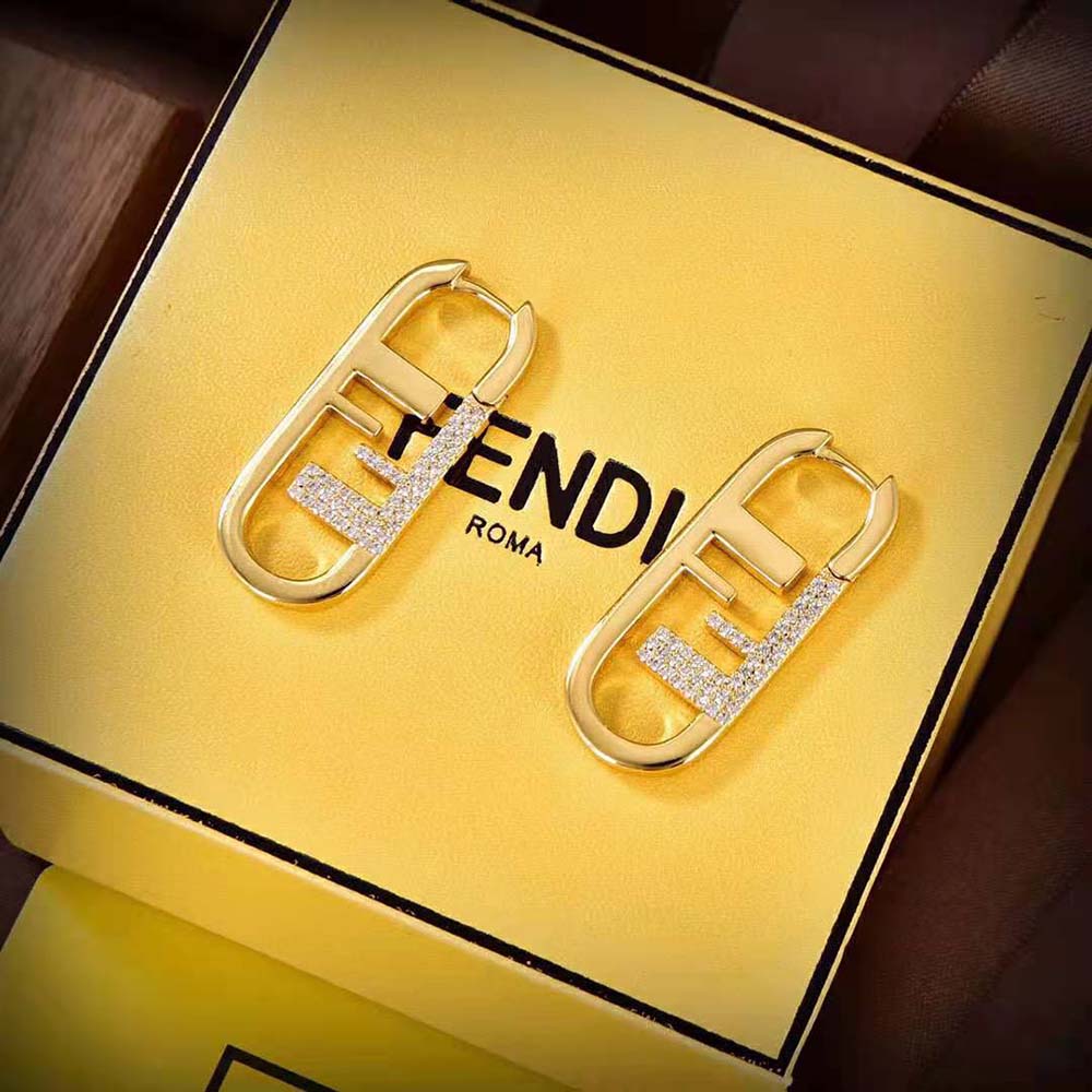 Fendi Women O’Lock Earrings Gold-colored (5)