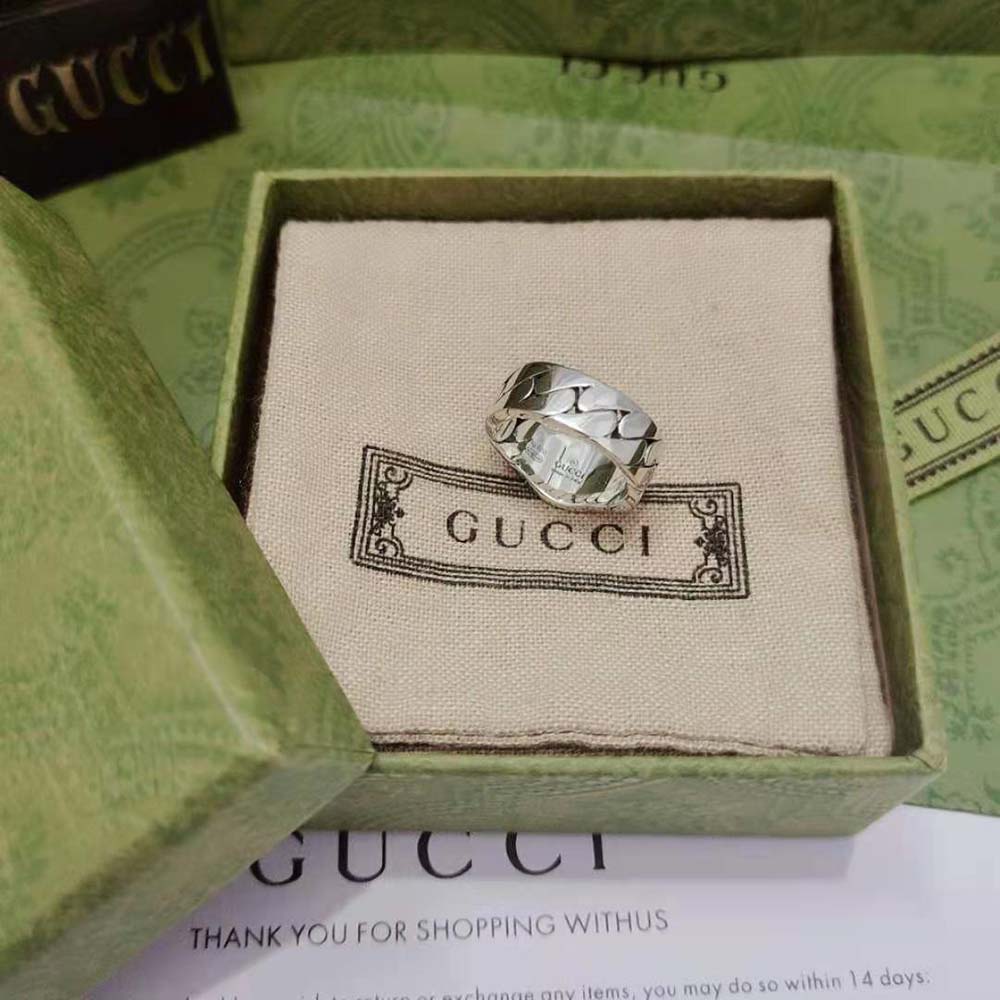 Gucci Unisex Interlocking G Enamel Ring (6)