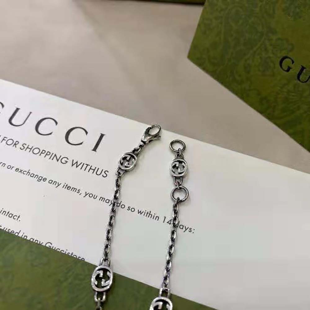 Gucci Women Heart Bracelet with Interlocking G-Red (6)