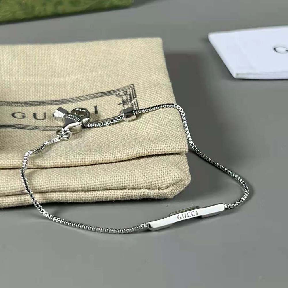 Gucci Women Link to Love Bracelet with Diamonds in White Gold (2)
