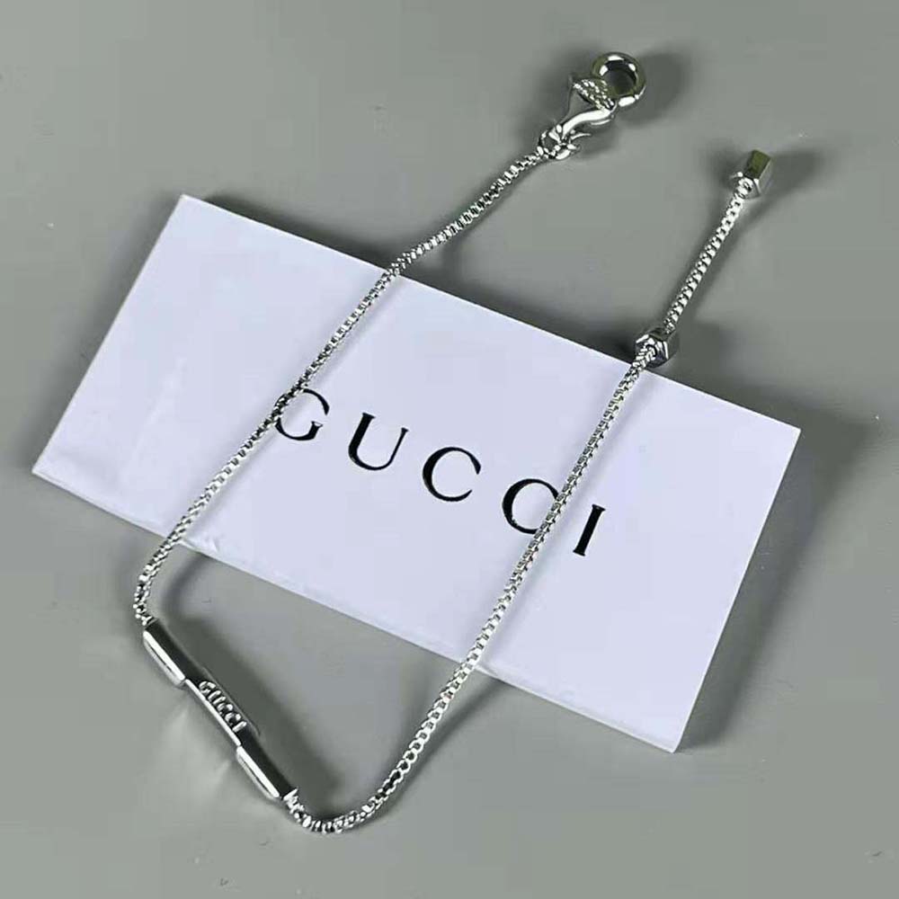 Gucci Women Link to Love Bracelet with Diamonds in White Gold (3)