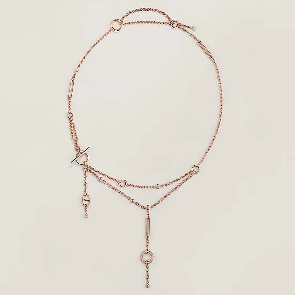 Hermes Women Chaine D’ancre Chaos Lariat Necklace (1)