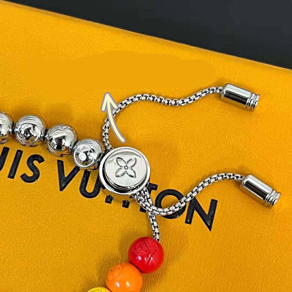 Louis Vuitton Men LV Beads Bracelet (6)